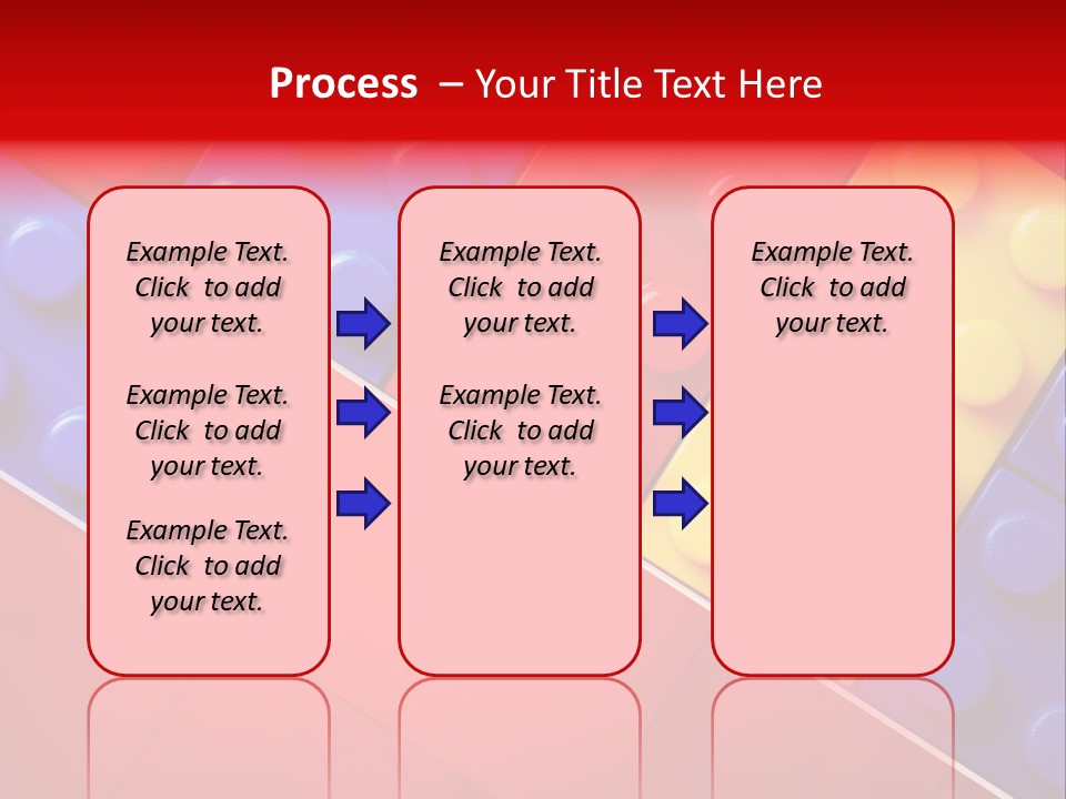 Color White Cube PowerPoint Template
