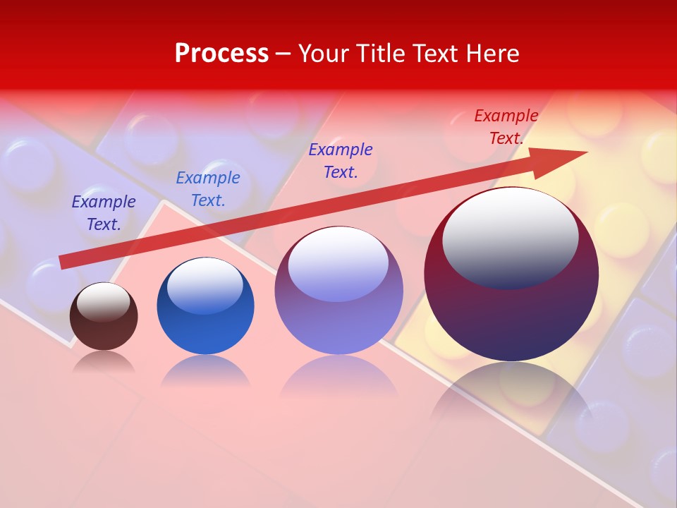 Color White Cube PowerPoint Template