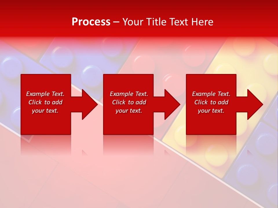 Color White Cube PowerPoint Template
