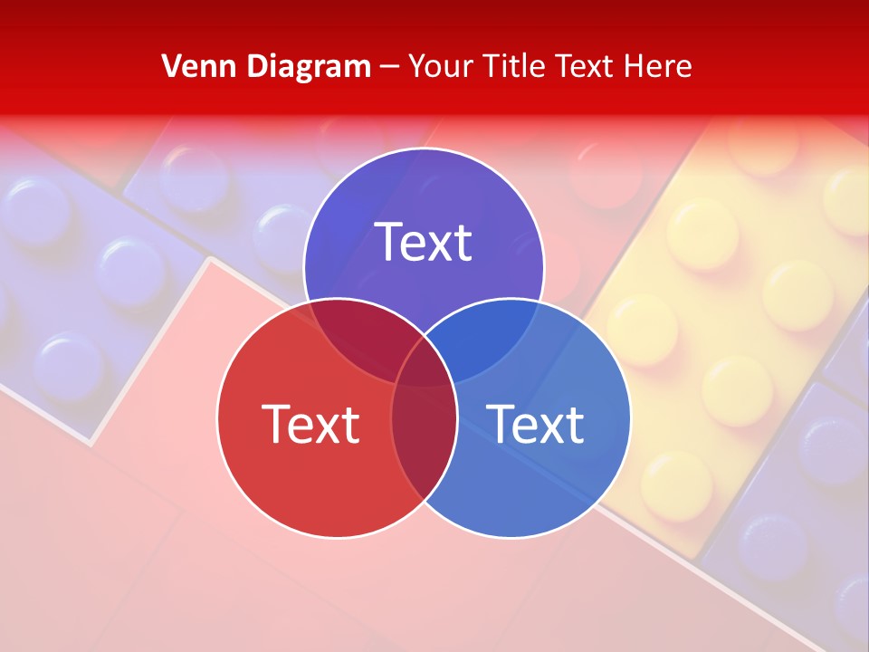 Color White Cube PowerPoint Template