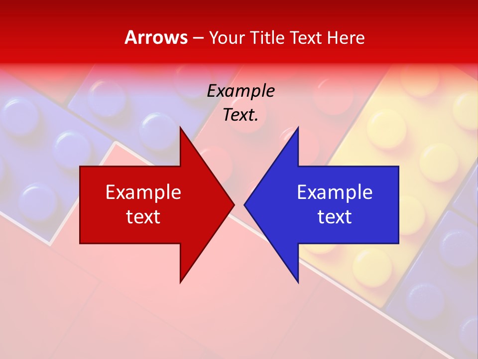 Color White Cube PowerPoint Template