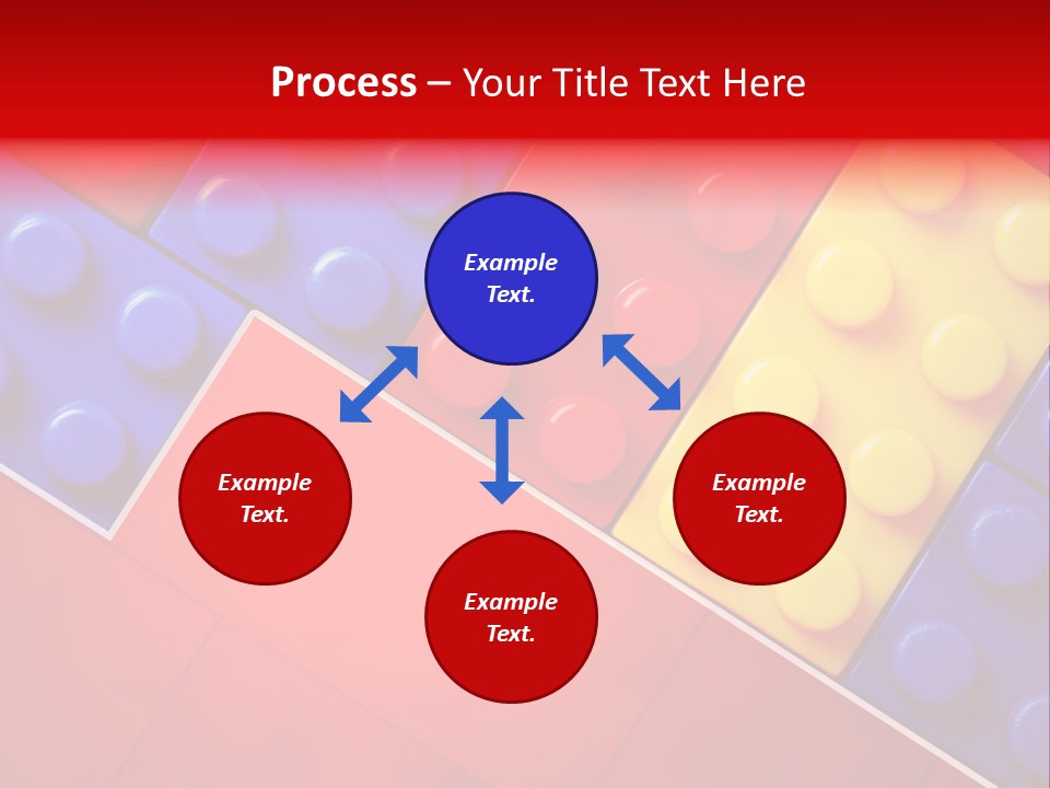 Color White Cube PowerPoint Template