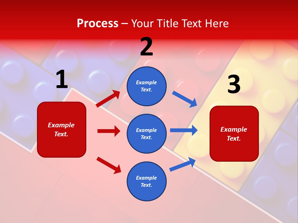 Color White Cube PowerPoint Template