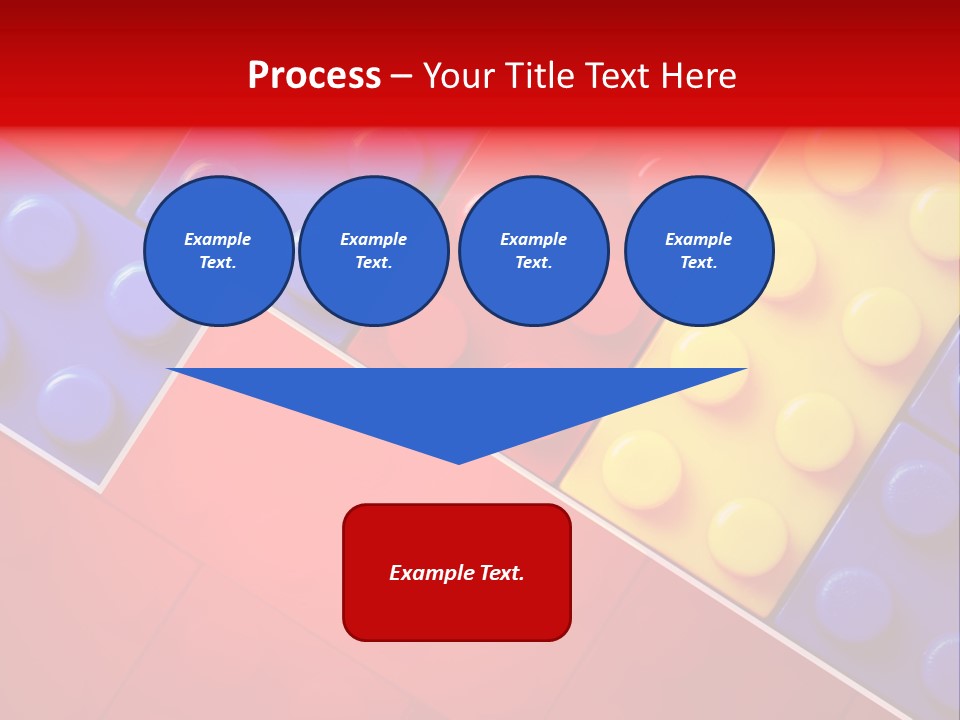 Color White Cube PowerPoint Template