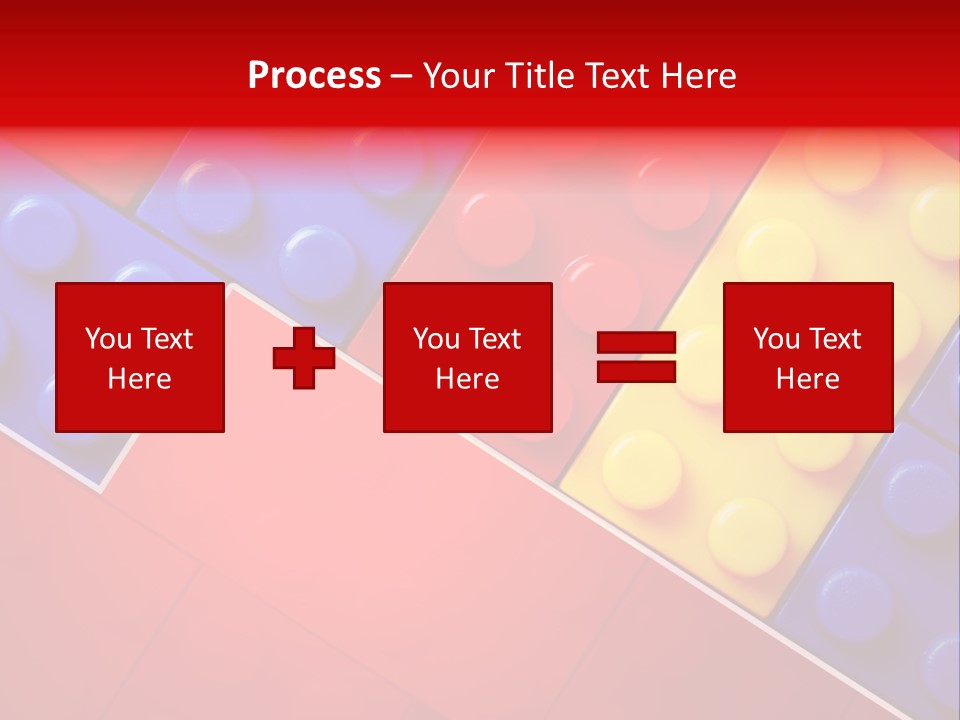 Color White Cube PowerPoint Template