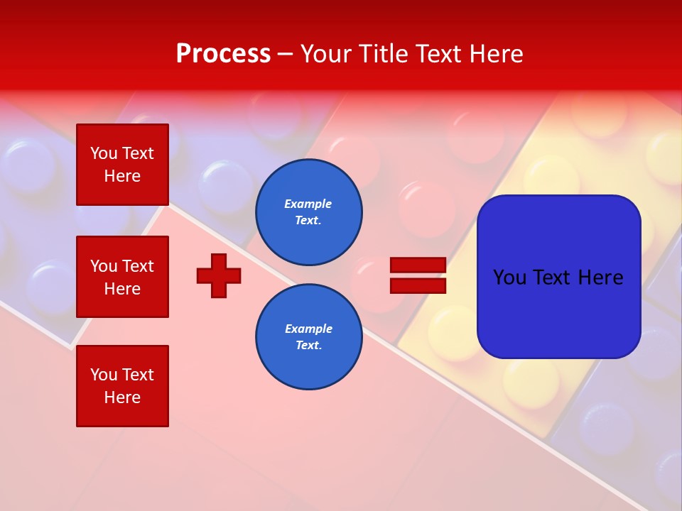 Color White Cube PowerPoint Template