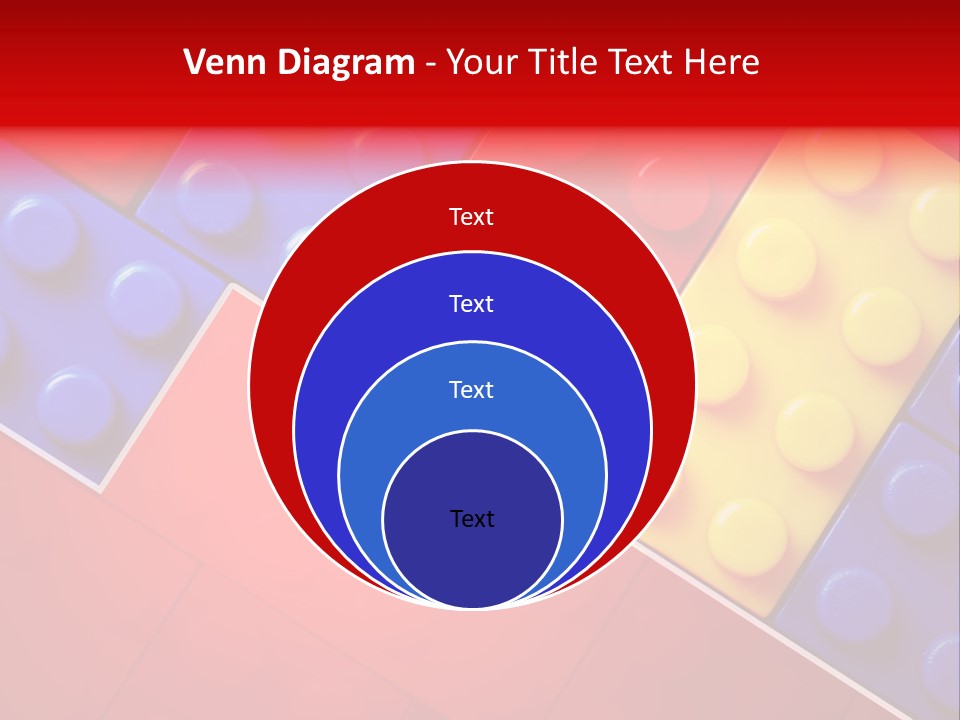 Color White Cube PowerPoint Template