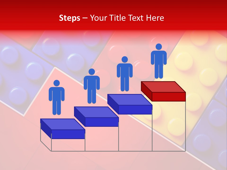 Color White Cube PowerPoint Template