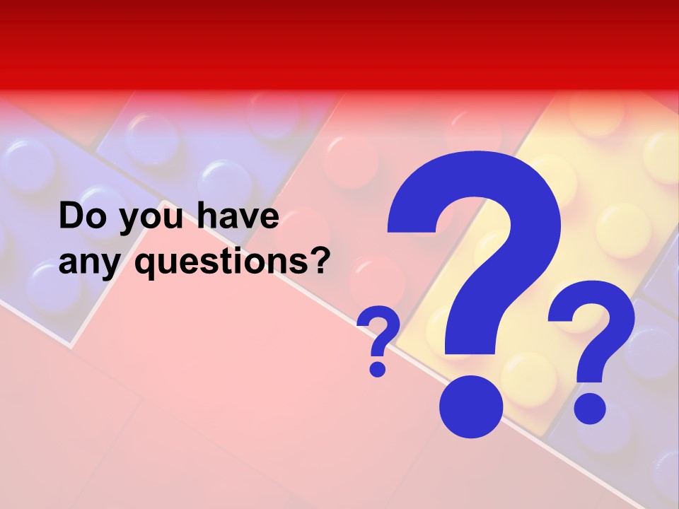 Color White Cube PowerPoint Template