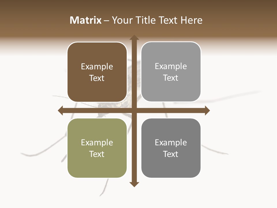 Parasitic Isolation White Background PowerPoint Template