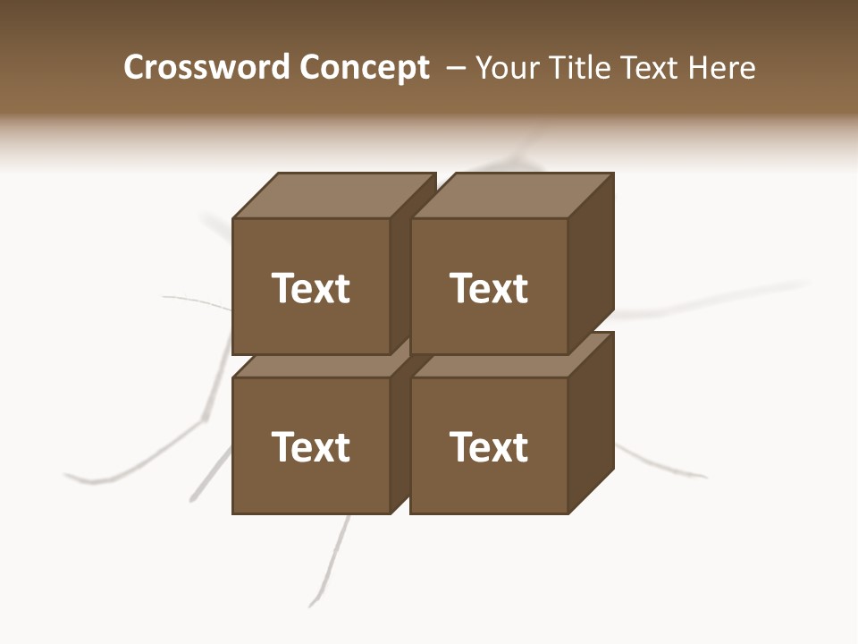 Parasitic Isolation White Background PowerPoint Template