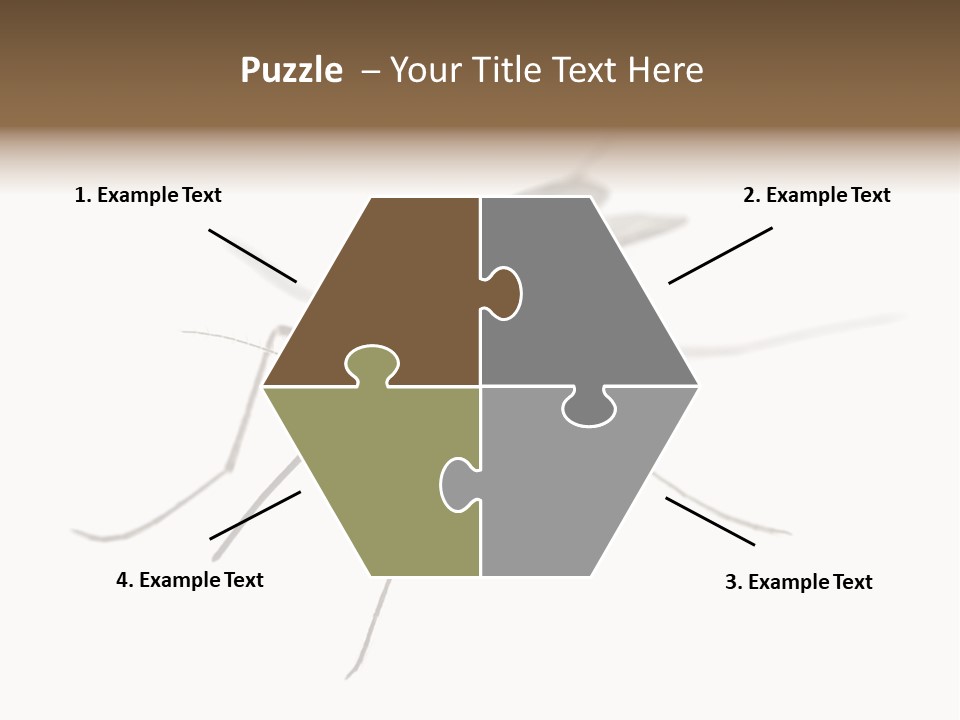 Parasitic Isolation White Background PowerPoint Template
