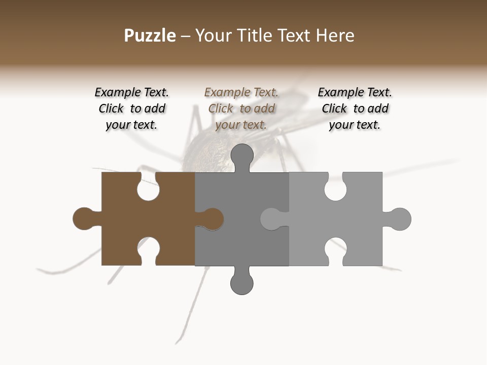 Parasitic Isolation White Background PowerPoint Template