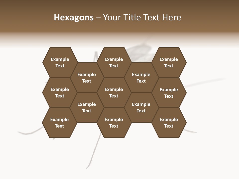 Parasitic Isolation White Background PowerPoint Template