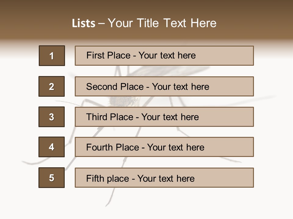 Parasitic Isolation White Background PowerPoint Template