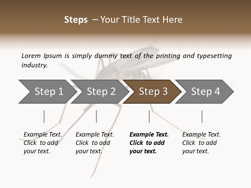 Parasitic Isolation White Background PowerPoint Template