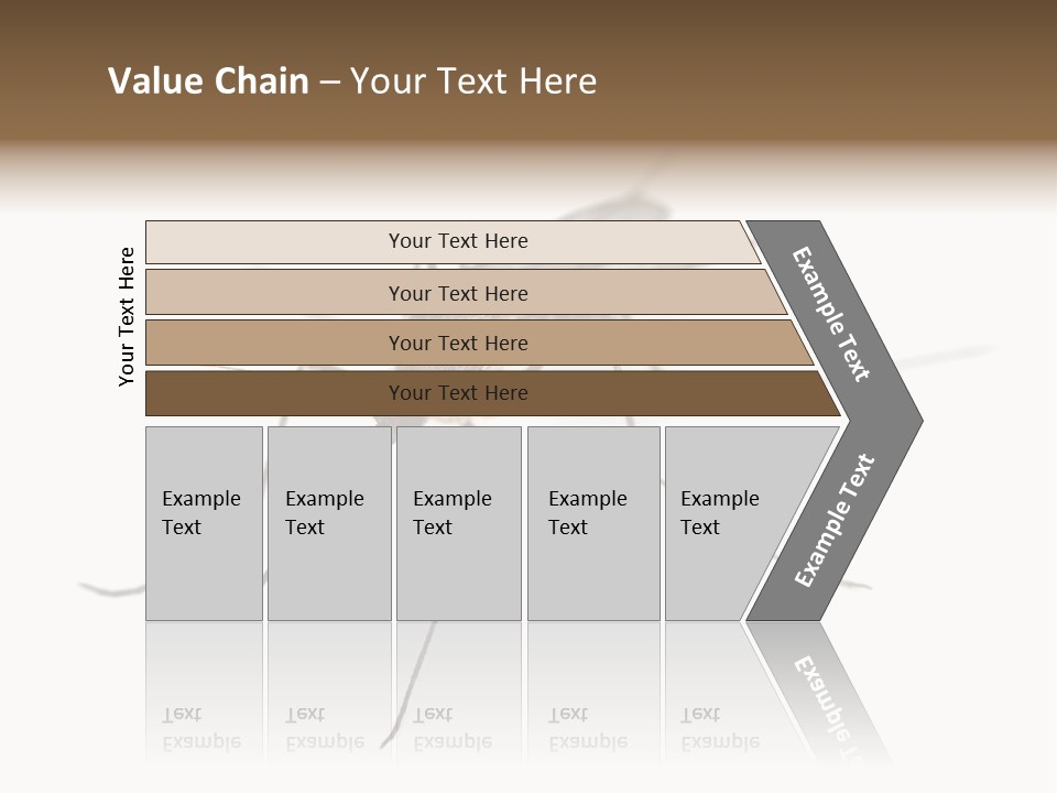 Parasitic Isolation White Background PowerPoint Template