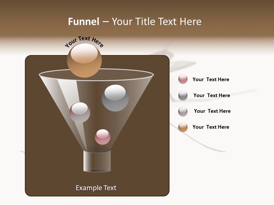 Parasitic Isolation White Background PowerPoint Template