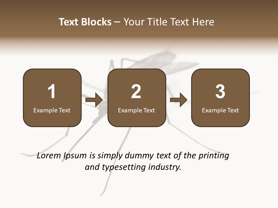 Parasitic Isolation White Background PowerPoint Template