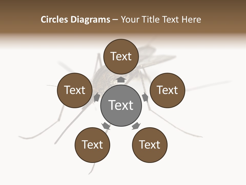 Parasitic Isolation White Background PowerPoint Template