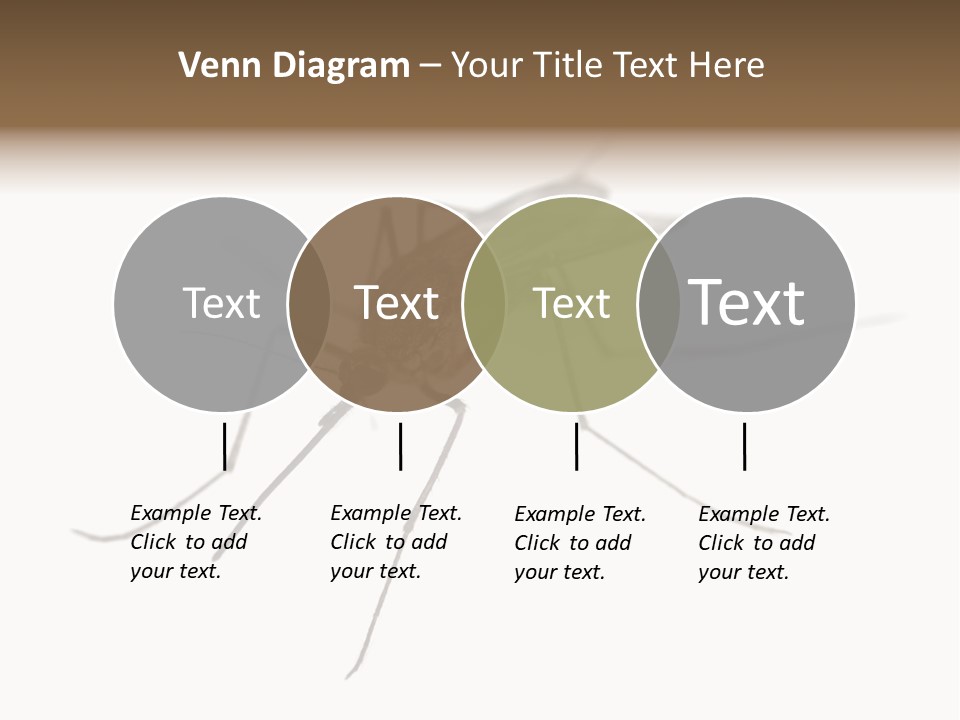 Parasitic Isolation White Background PowerPoint Template