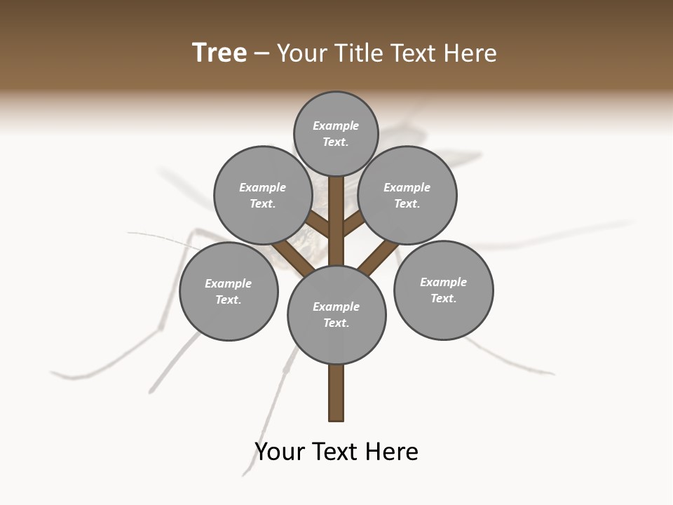 Parasitic Isolation White Background PowerPoint Template