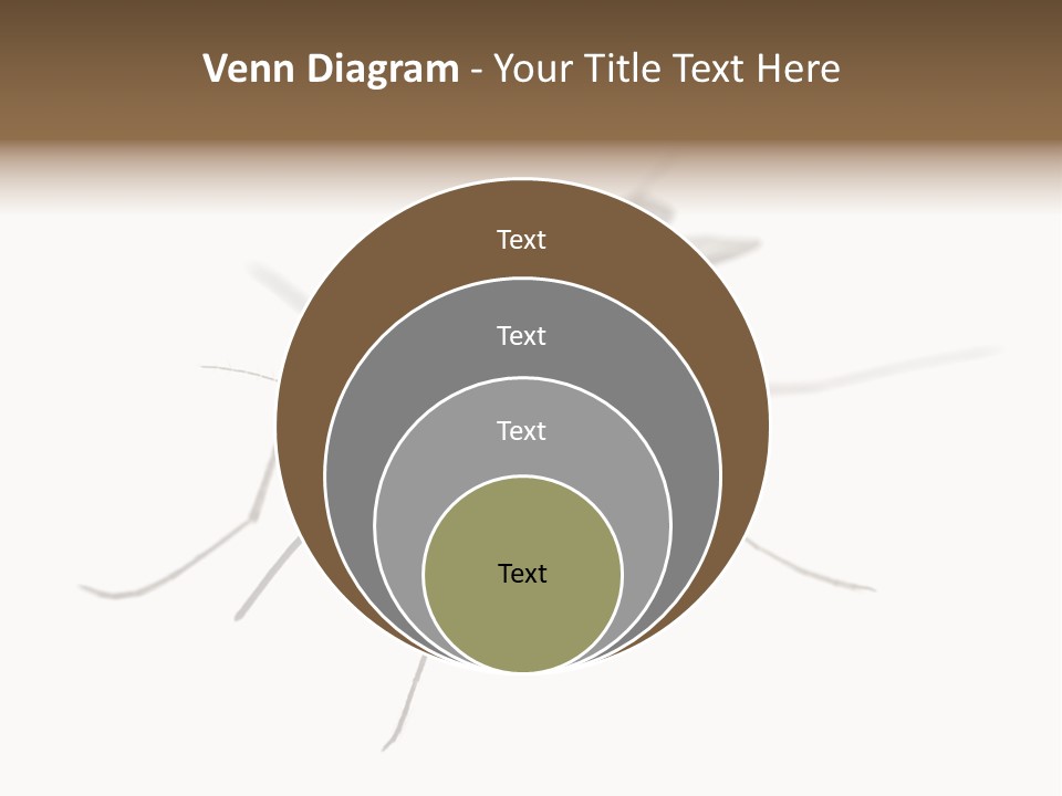 Parasitic Isolation White Background PowerPoint Template