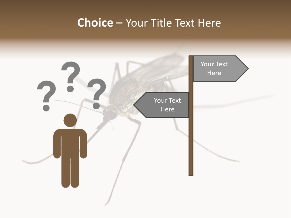 Parasitic Isolation White Background PowerPoint Template