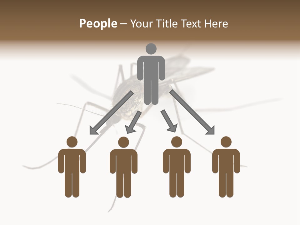 Parasitic Isolation White Background PowerPoint Template