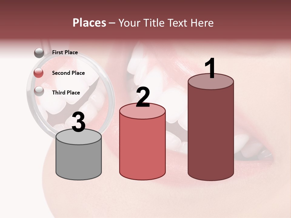 Reflection Clinic Teeth PowerPoint Template