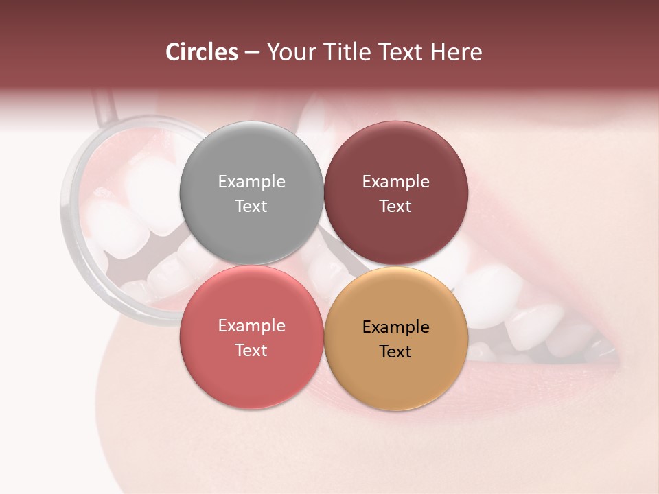 Reflection Clinic Teeth PowerPoint Template