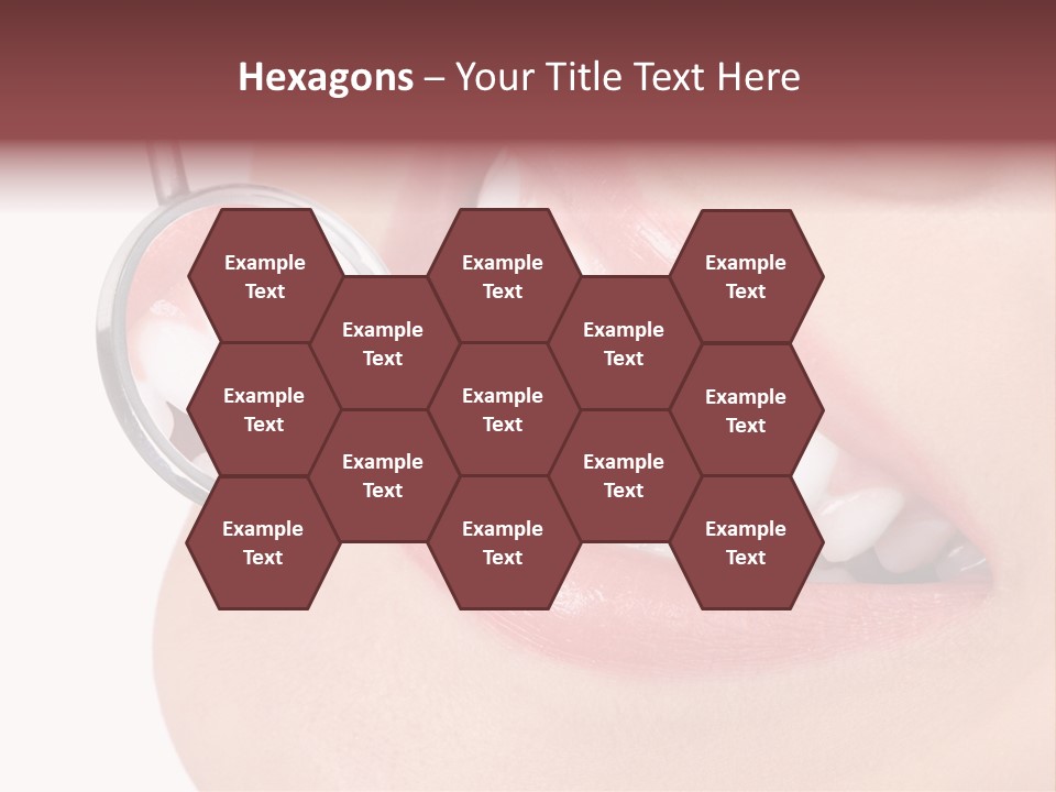 Reflection Clinic Teeth PowerPoint Template