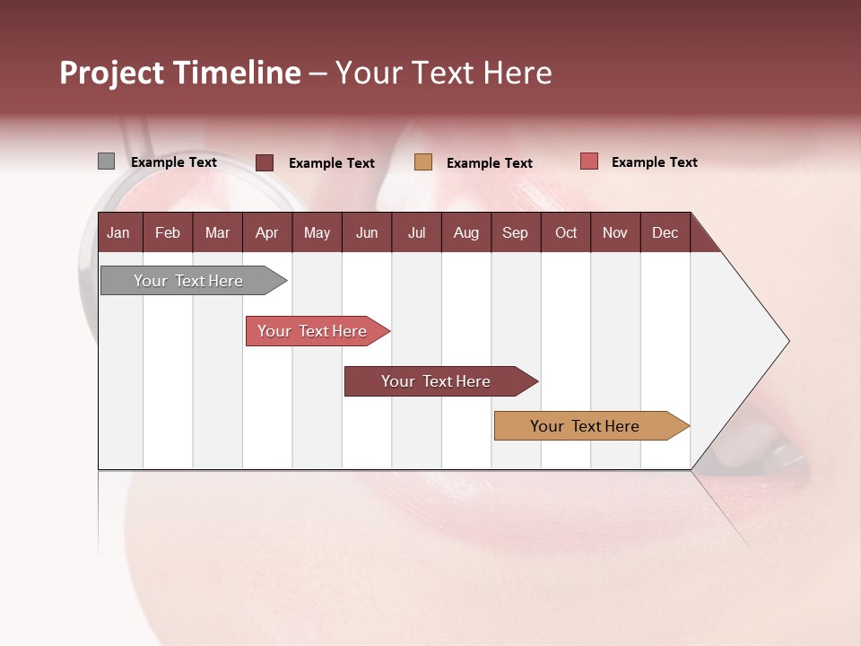 Reflection Clinic Teeth PowerPoint Template