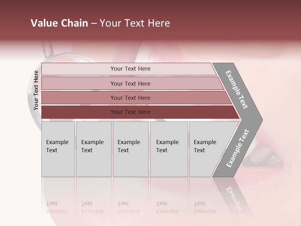 Reflection Clinic Teeth PowerPoint Template
