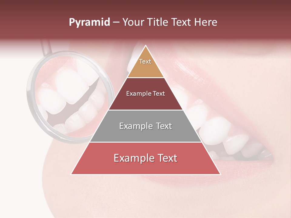 Reflection Clinic Teeth PowerPoint Template