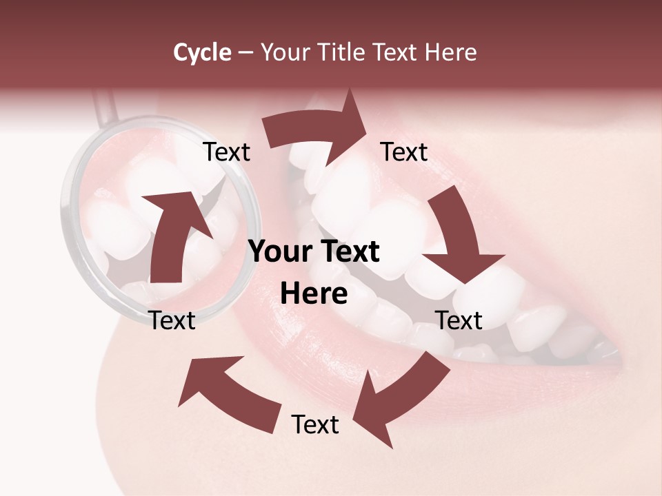 Reflection Clinic Teeth PowerPoint Template
