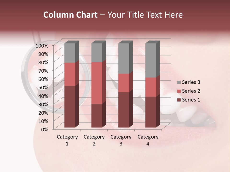 Reflection Clinic Teeth PowerPoint Template