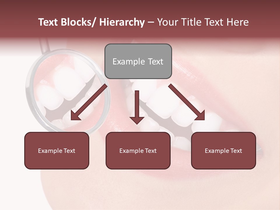 Reflection Clinic Teeth PowerPoint Template