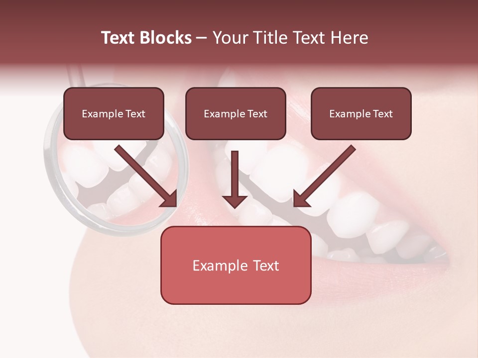 Reflection Clinic Teeth PowerPoint Template