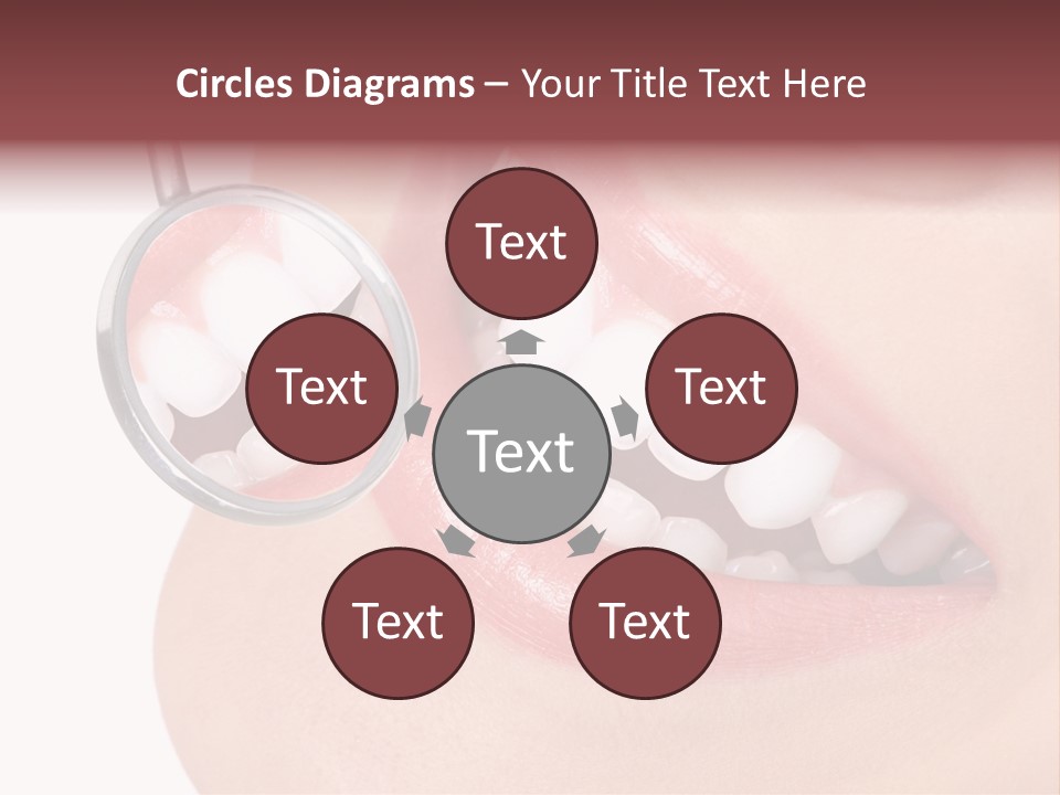 Reflection Clinic Teeth PowerPoint Template