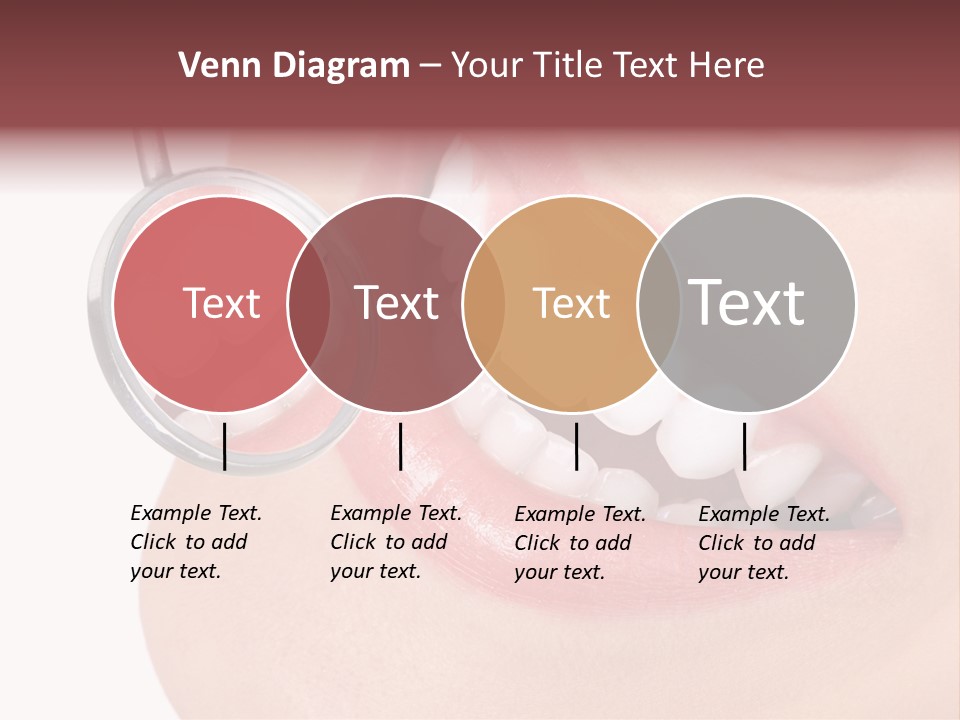 Reflection Clinic Teeth PowerPoint Template