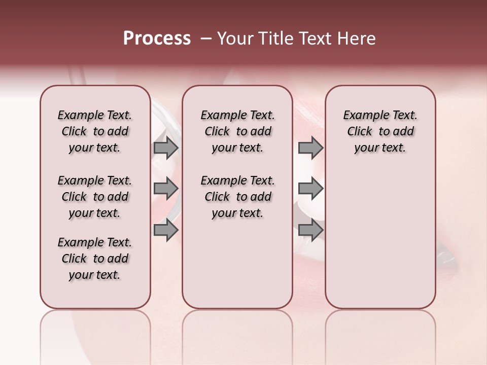 Reflection Clinic Teeth PowerPoint Template