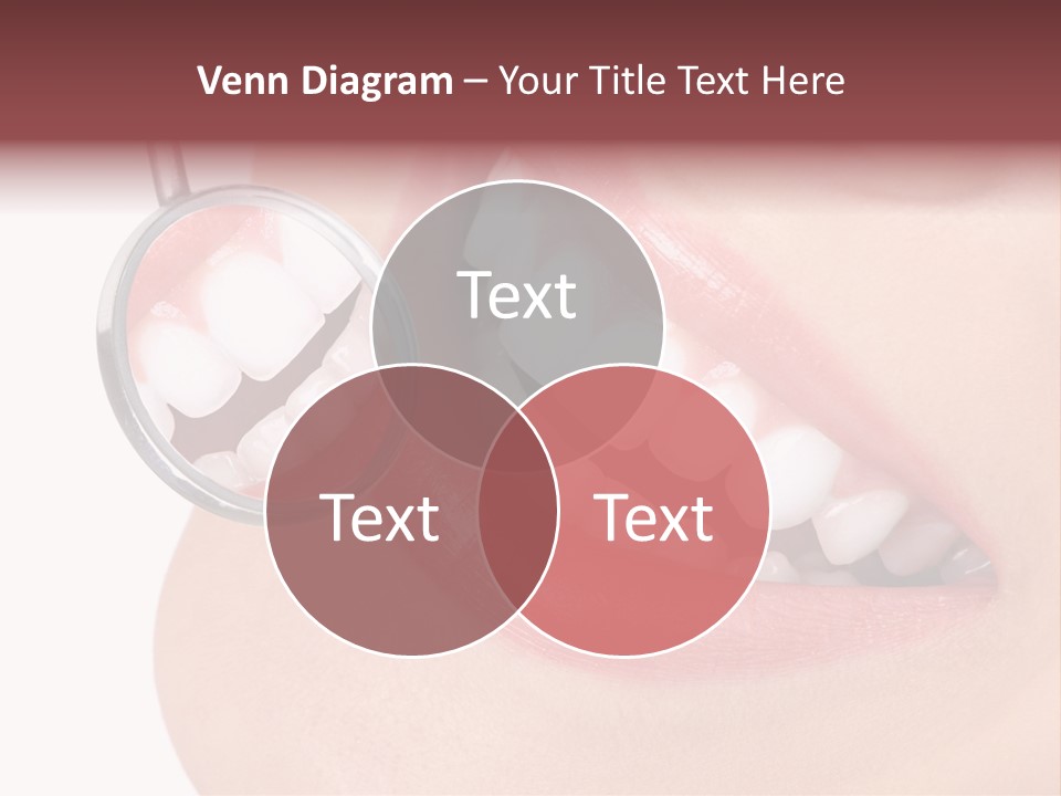 Reflection Clinic Teeth PowerPoint Template