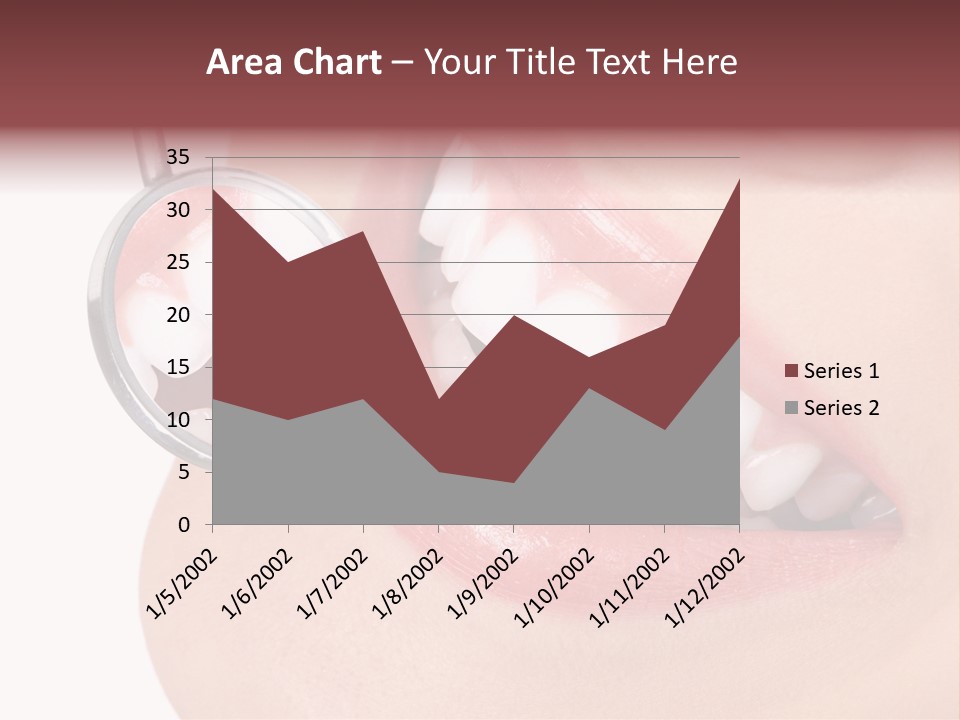 Reflection Clinic Teeth PowerPoint Template
