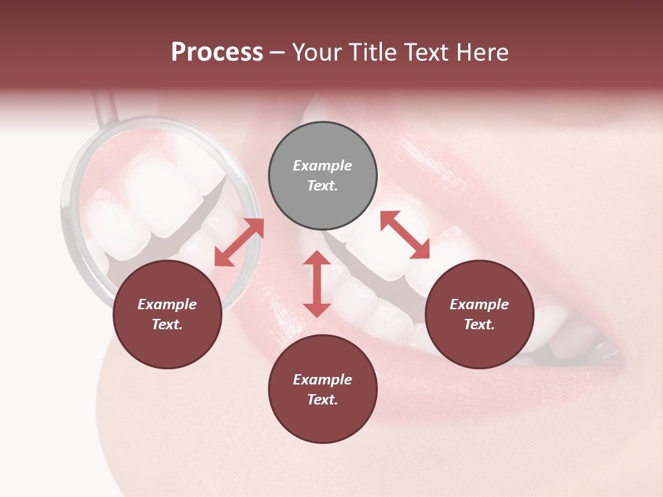 Reflection Clinic Teeth PowerPoint Template