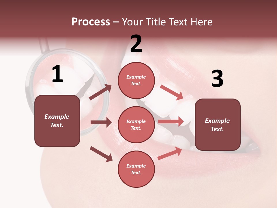 Reflection Clinic Teeth PowerPoint Template