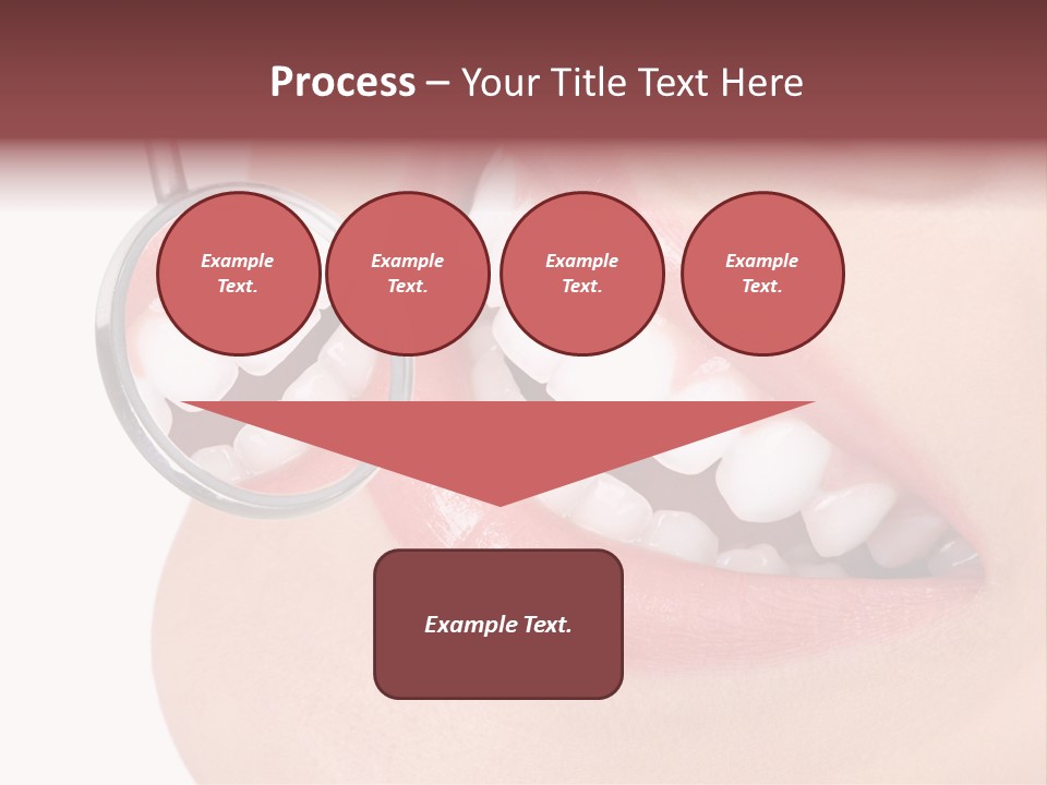 Reflection Clinic Teeth PowerPoint Template