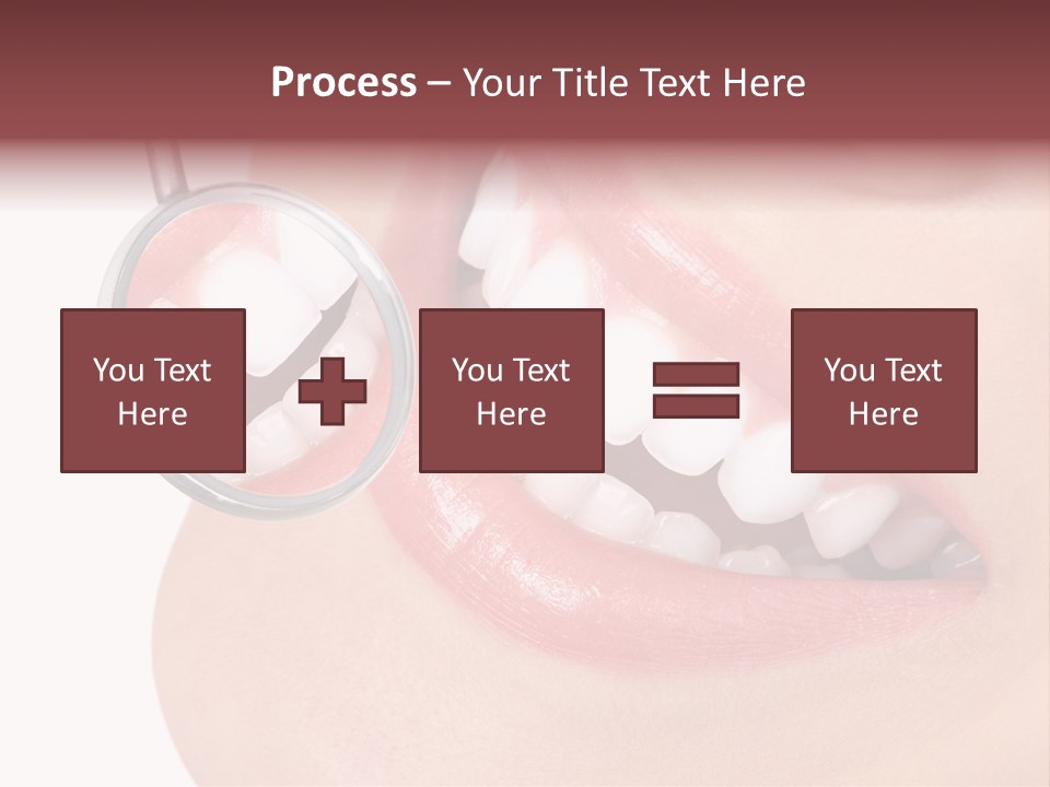 Reflection Clinic Teeth PowerPoint Template