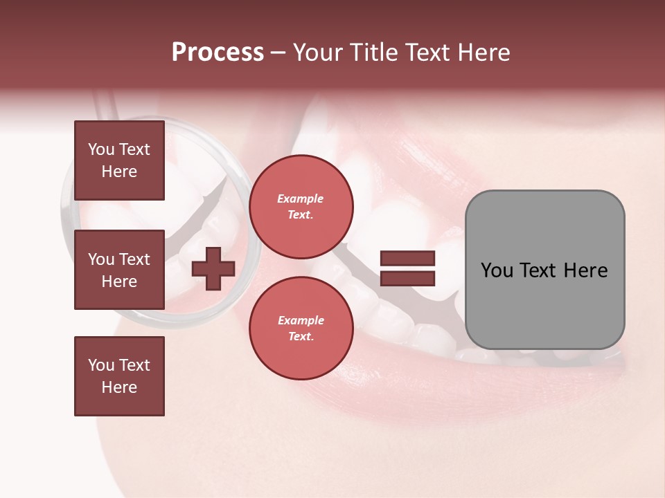 Reflection Clinic Teeth PowerPoint Template