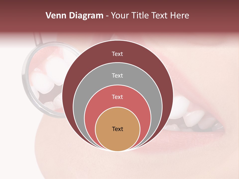 Reflection Clinic Teeth PowerPoint Template